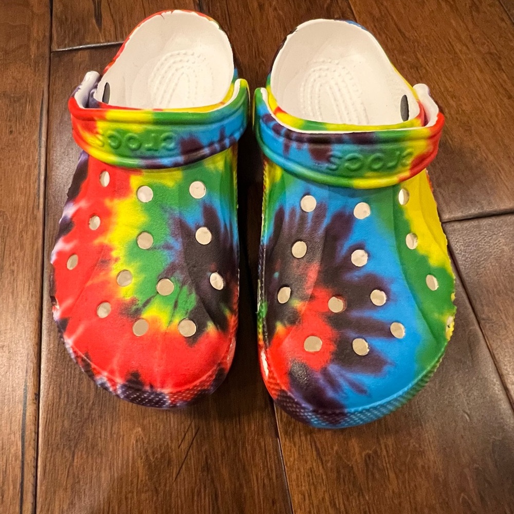 Crocs Baya Tie-Dye Clogs